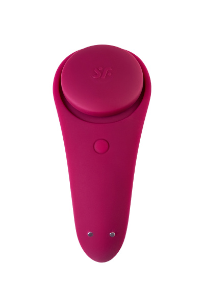 Вибромассажер Satisfyer Sexy Secret, силикон, красный, 8,5 см