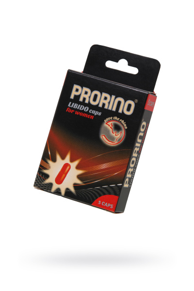 Энергетические капсулы Ero Prorino black line Libido, 5 шт.