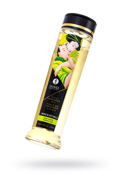 Массажное масло возбуждающее Shunga Asian Fusion, натуральное, 250 мл