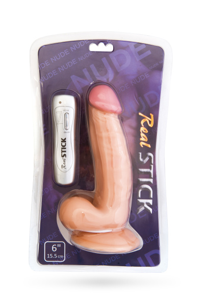 Вибратор реалистичный TOYFA RealStick Nude 15,5 см. Ø 3,9