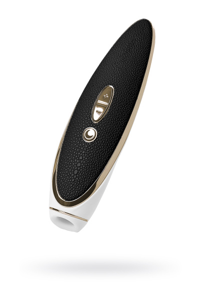 Вибратор Satisfyer Luxury Haute couture, с вакуум-волновым бесконтактным стимулятором, силикон, черный, 22см