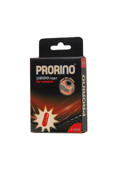 Энергетические капсулы Ero Prorino black line Libido, 5 шт.