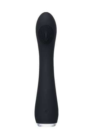 Вибратор  PPP SHIO-PRO BLACK,черный, силикон, 21 см
