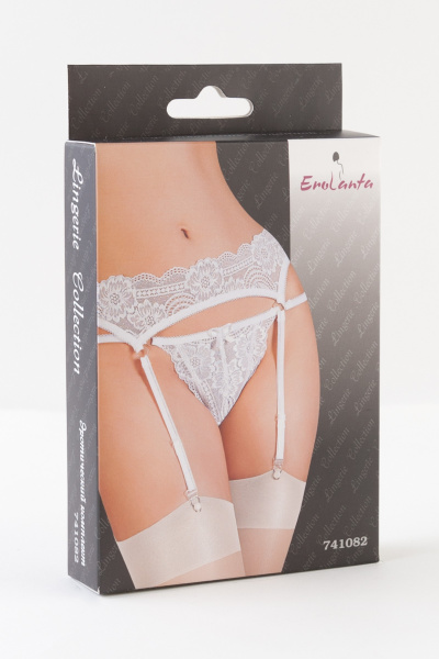 Пояс для чулок и стринги кружевные (46-48)