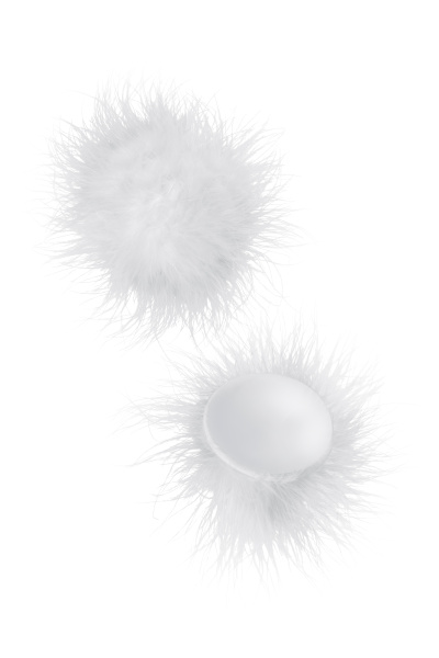 Пэстис Erolanta Lingerie Collection круглые с пухом, белый