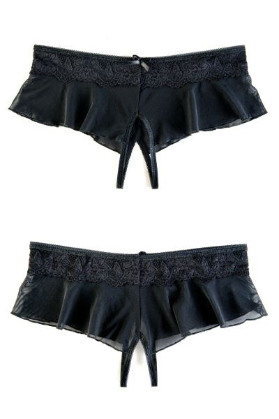 Трусики  эротические-юбочка из стрейч-сетки (50-52)