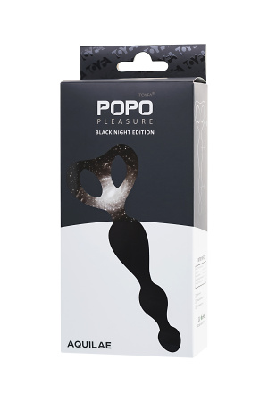 Анальная втулка TOYFA POPO Pleasure Aquilae,  18 см, Ø 3 см