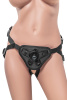 Трусики для страпона TOYFA RealStick Strap-On Dylan, экокожа, черные