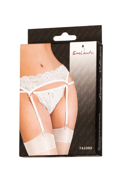 Пояс для чулок и стринги кружевные (46-48)