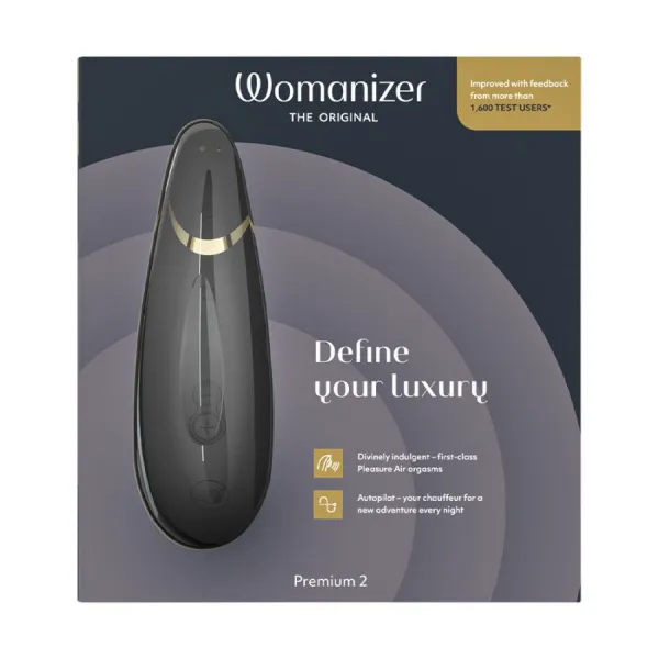 Бесконтактный клиторальный стимулятор Womanizer Premium 2,черный