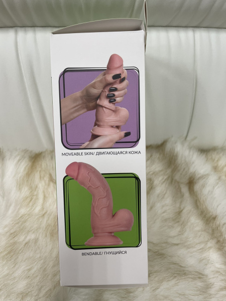 Реалистичный фаллоимитатор My Babe My Honey, TPE, телесный, 18 см