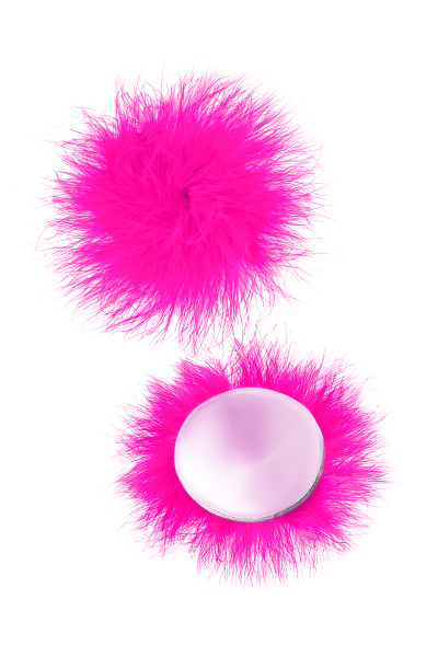 Пэстис Erolanta Lingerie Collection круглые с пухом, розовый