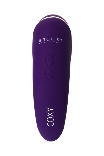Вибростимулятор Erotist Coxy, фиолетовый, 11,0 см, Ø 4,5